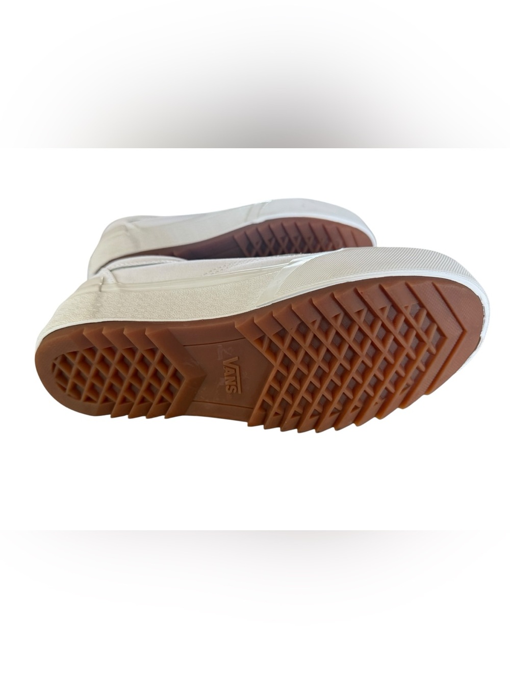 WEEKEND SALE - Vans White Platform Old Skool Sneakers Size 8 - Picture 5 of 6